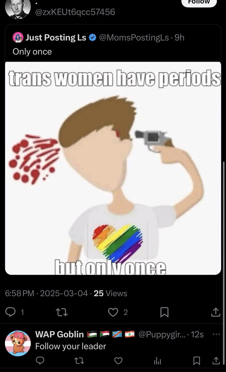 take a wild guess which person got banned for this interaction