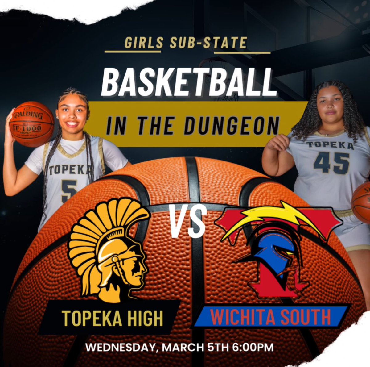 Sub State Basketball tonight in the Dungeon at 6:00pm!