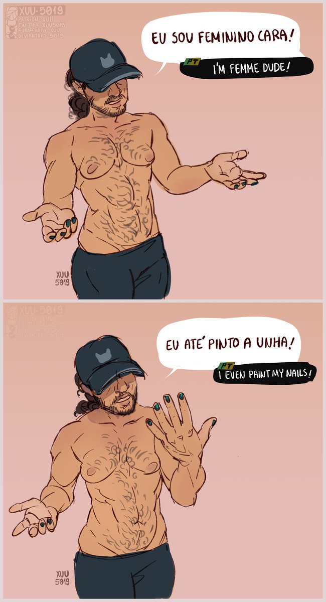 trying out a speech bubble design with translations in it