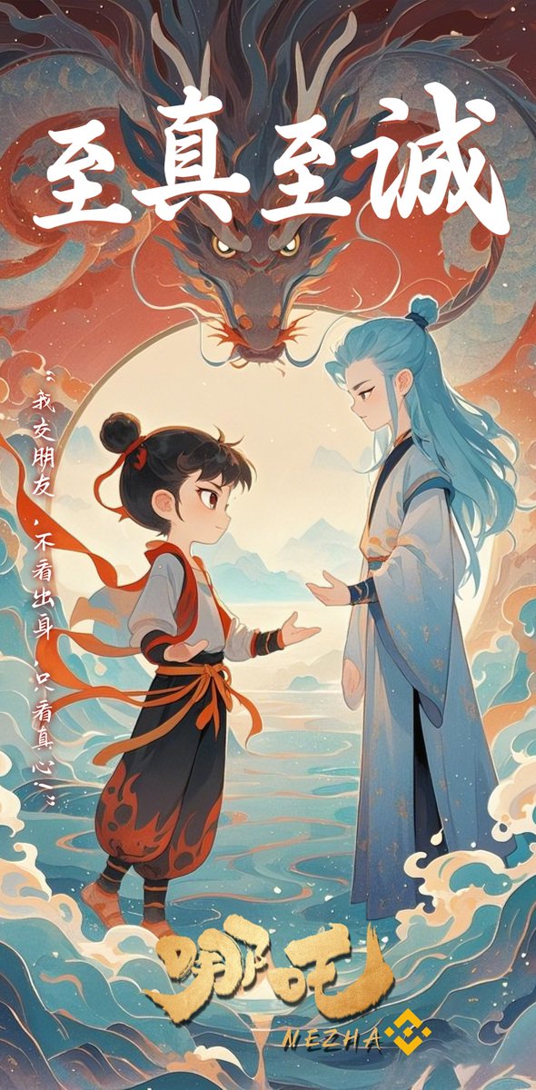 🔥【真心无界·哪吒魂】🔥
"Friendship sees no caste, only hearts!" 
- Ne Zha's roar pierced the heavens, igniting the fire of rebellion in every soul.

Born in darkness but choosing light
Bound by chains yet dancing with stars
This is Ne Zha's Dao:
🌟 出身不过标签，真心方见乾坤
🌟