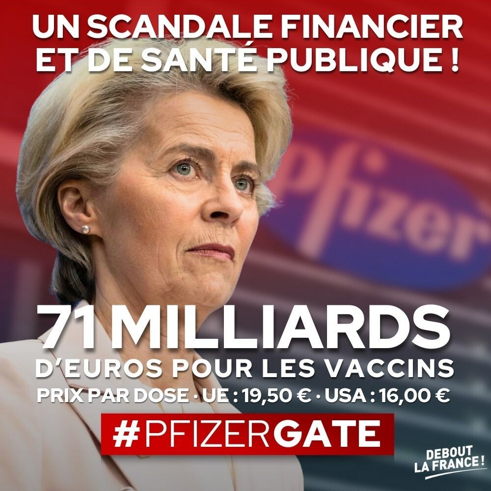DanLac1408's tweet image. #SmsGate #VonDerLeyen #UE #Bourla #VaccinPfizer #Corruption