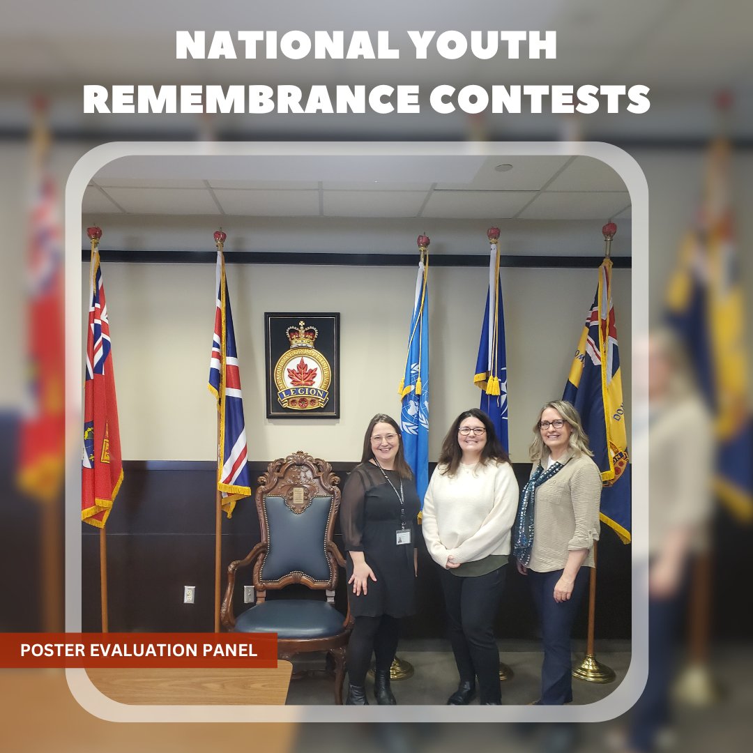 🎉 The National Youth Remembrance Contests, in association with The Royal Canadian Legion, are underway! Students across Canada honour 🇨🇦 Veterans through poster, literature, &amp; video. Judges are reviewing incredible poster submissions. Stay tuned for the results! 🌟 #Remembrance