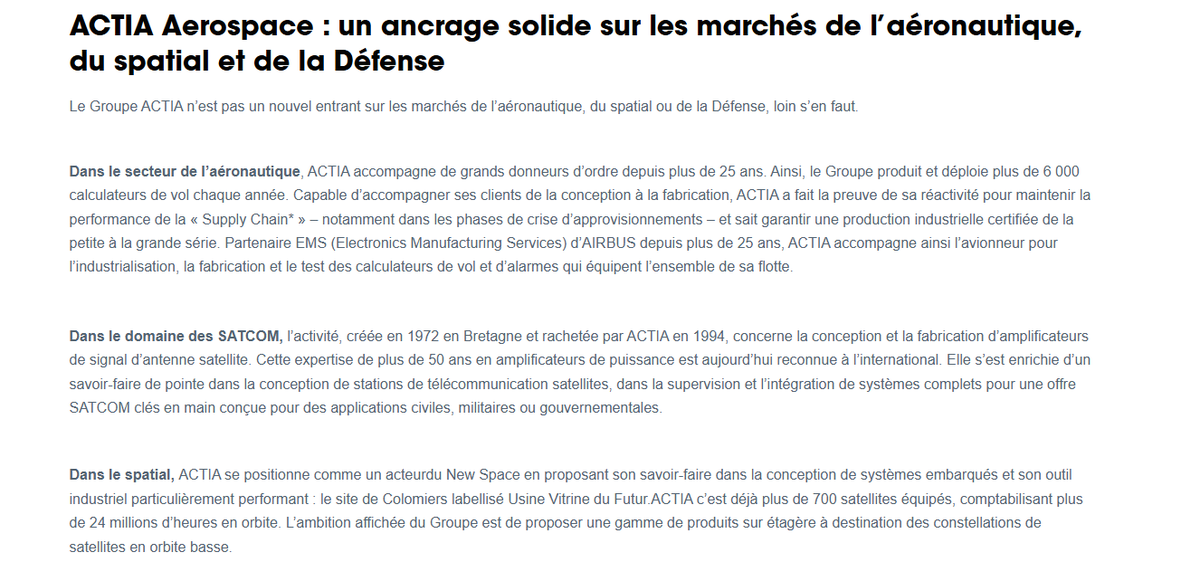 MediumTrade's tweet photo. #trading #tradingview @ruedelabourse ▶️Pépite détectée ▶️Actia Group avec sa nouvelle Division Aerospace , mettant l’accent sur les secteurs défense et satellite .▶️Comptes attendus bénéficiaires le 28/03. ▶️ PDG achat à 2.7 le 31/01 #Actia #eutelsat ▶️ ▶️https://t.co/8tqnZesS6s https://t.co/vA060xK6qK