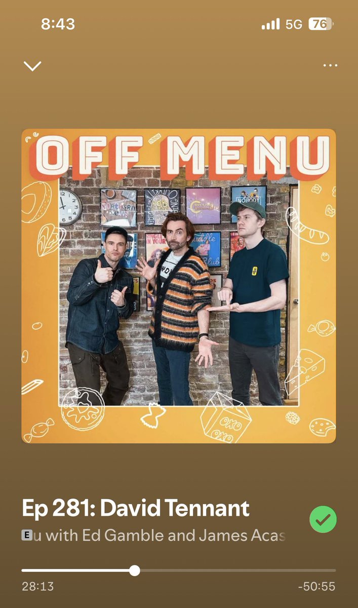 RegRab77's tweet image. David Tennant &amp;amp; food porn. What’s not to like? 
#DavidTennant 
#OffMenu