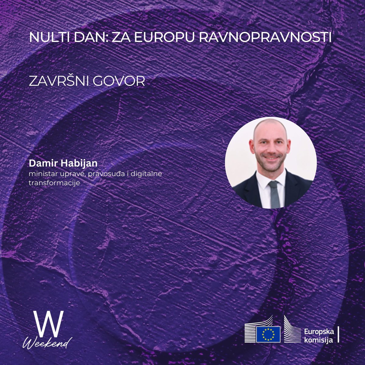 Europska komisija u Hrvatskoj (@ek_hrvatska) on Twitter photo <a href="/IEAmbZagreb/">Wendy Dorman-Smith</a> <a href="/JuanGBarba/">Juan González-Barba</a> <a href="/DavidSmith/">DavidSmith</a> <a href="/SZUNIRI/">Studentski zbor Sveučilišta u Rijeci</a> <a href="/SveucilisteZG/">Sveučilište u Zagrebu</a> <a href="/teutaduLetic/">Teuta Duletic</a> <a href="/WorldBank/">World Bank</a> <a href="/AnitaLetica/">Anita Letica</a> <a href="/zrinkaujevic/">Zrinka Ujevic</a> <a href="/dubravkasuica/">Dubravka Šuica</a> <a href="/EU_Commission/">European Commission</a> <a href="/institutrb/">Ruđer Bošković Institute</a> <a href="/gradrijeka/">Grad Rijeka</a> <a href="/pgzupanija/">Primorsko-goranska županija</a> <a href="/fer_unizg/">Faculty of Electrical Engineering and Computing</a> <a href="/VladaRH/">Vlada Republike Hrvatske</a> <a href="/AndreaCovic/">Andrea Covic Vidovic</a> <a href="/IrlEmbCroatia/">Embassy of Ireland</a> <a href="/EmbEspCroacia/">Embajada de España en Croacia / Španjolsko Velep</a> Ministar pravosuđa, uprave i digitalne transformacije, Damir Habijan, govorit će o transpoziciji 🇪🇺 direktiva o ravnopravnosti u nacionalno zakonodavstvo.
Ove direktive osiguravaju jednaka prava i mogućnosti za sve građane EU-a.
Ulaz je 🆓!
🔗europa.eu/!DDqYpJ <a href="/IEAmbZagreb/">Wendy Dorman-Smith</a> <a href="/JuanGBarba/">Juan González-Barba</a> <a href="/DavidSmith/">DavidSmith</a> <a href="/SZUNIRI/">Studentski zbor Sveučilišta u Rijeci</a> <a href="/SveucilisteZG/">Sveučilište u Zagrebu</a> <a href="/teutaduLetic/">Teuta Duletic</a> <a href="/WorldBank/">World Bank</a> <a href="/AnitaLetica/">Anita Letica</a> <a href="/zrinkaujevic/">Zrinka Ujevic</a> <a href="/dubravkasuica/">Dubravka Šuica</a> <a href="/EU_Commission/">European Commission</a> <a href="/institutrb/">Ruđer Bošković Institute</a> <a href="/gradrijeka/">Grad Rijeka</a> <a href="/pgzupanija/">Primorsko-goranska županija</a> <a href="/fer_unizg/">Faculty of Electrical Engineering and Computing</a> <a href="/VladaRH/">Vlada Republike Hrvatske</a> <a href="/AndreaCovic/">Andrea Covic Vidovic</a> <a href="/IrlEmbCroatia/">Embassy of Ireland</a> <a href="/EmbEspCroacia/">Embajada de España en Croacia / Španjolsko Velep</a> Ministar pravosuđa, uprave i digitalne transformacije, Damir Habijan, govorit će o transpoziciji 🇪🇺 direktiva o ravnopravnosti u nacionalno zakonodavstvo.
Ove direktive osiguravaju jednaka prava i mogućnosti za sve građane EU-a.
Ulaz je 🆓!
🔗europa.eu/!DDqYpJ