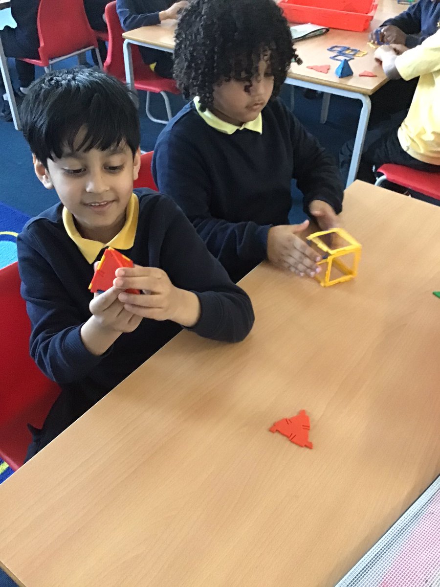 Morningside_ps's tweet image. Today, #Year2 worked with #polygons at their tables to create #3Dshapes during their #maths lesson.