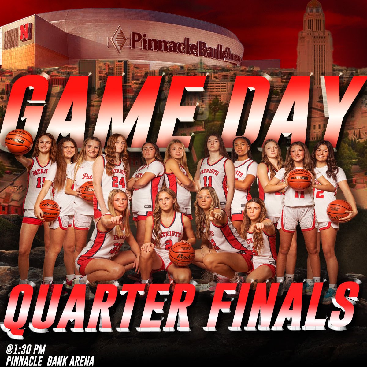 Millard South Activities (@mshsactivities) on Twitter photo Patriot Nation - It’s GAMEDAY in Lincoln! We will 👀 you there! Pinnacle Bank Arena has a clear bag policy! #GoPatriots <a href="/patriotsgbball/">Millard South GBB</a> Patriot Shoutout to Ms. Patterson & her Graphics class who have made some amazing graphics this year! Be Safe! Be There! Be Loud! Be Patriots! Patriot Nation - It’s GAMEDAY in Lincoln! We will 👀 you there! Pinnacle Bank Arena has a clear bag policy! #GoPatriots <a href="/patriotsgbball/">Millard South GBB</a> Patriot Shoutout to Ms. Patterson & her Graphics class who have made some amazing graphics this year! Be Safe! Be There! Be Loud! Be Patriots!