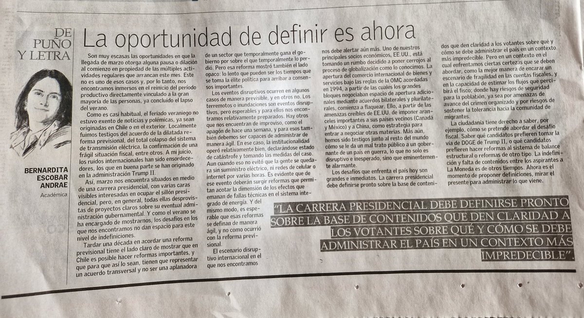 Les comparto mi columna de hoy <a href="/__elmercurio/">El Mercurio</a> economia y negocios.