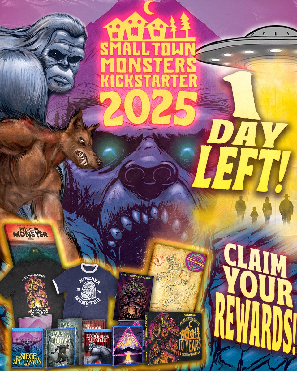 One day left! We’re so close to the final stretch goal, and you can help make it happen! 

kickstarter.com/projects/miner…

#movies #documentary #podcast #investigate #sasquatch #bigfoot #history #nature #paranormal #cryptozoology #cryptids #unsolved #investigate #strange #newyear