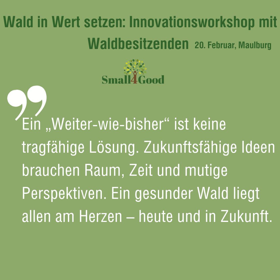 Small4Good (@small4good) on Twitter photo π² Is sustainability key in forest management?
πΏ <a href="/FokaBW/">Forstkammer BW e.V.</a> & <a href="/uniGoettingen/">Uni GΓΆttingen</a> hosted a conference where owners innovated for social & environmental well-being.
π Get our latest links and updates: lnkd.in/ejWVTtji
π²#Small4Good
#ForestManagement #EUForestStrategy π² Is sustainability key in forest management?
πΏ <a href="/FokaBW/">Forstkammer BW e.V.</a> & <a href="/uniGoettingen/">Uni GΓΆttingen</a> hosted a conference where owners innovated for social & environmental well-being.
π Get our latest links and updates: lnkd.in/ejWVTtji
π²#Small4Good
#ForestManagement #EUForestStrategy