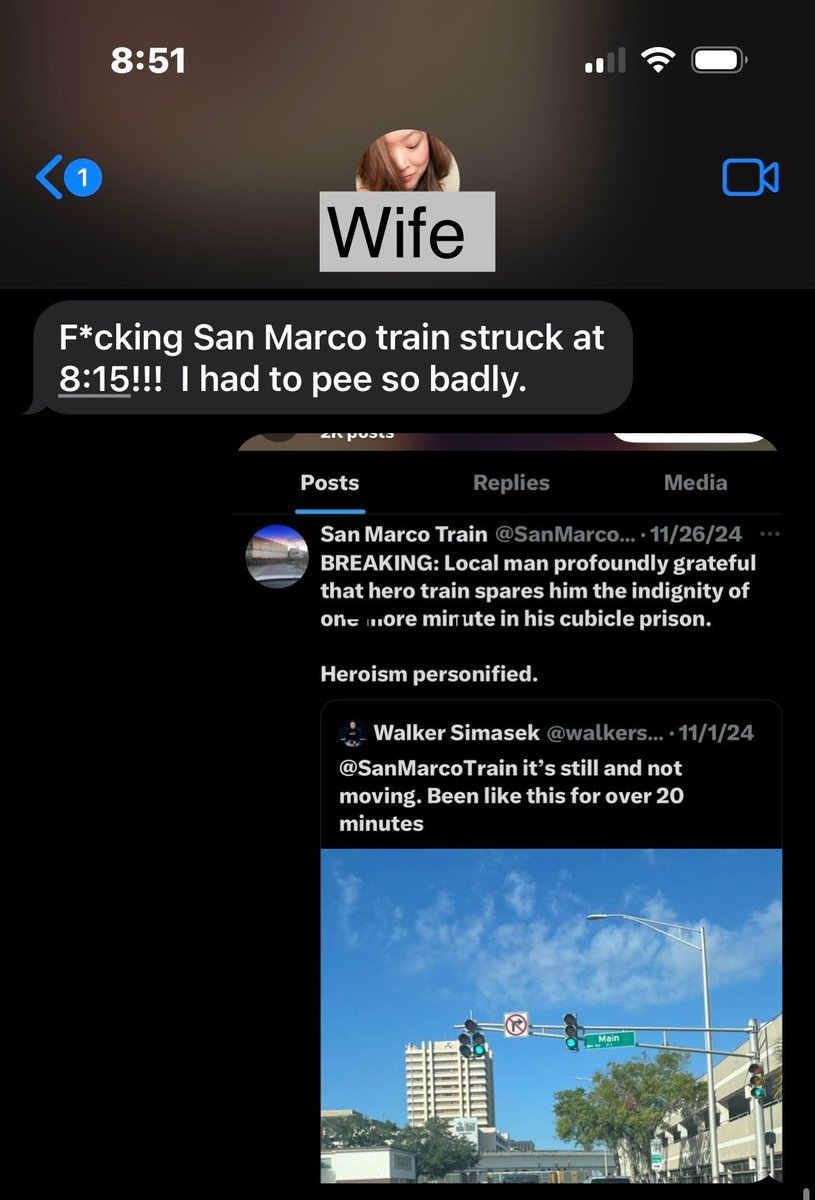 Wife was a little ungrateful. I got your back <a href="/SanMarcoTrain/">San Marco Train</a>