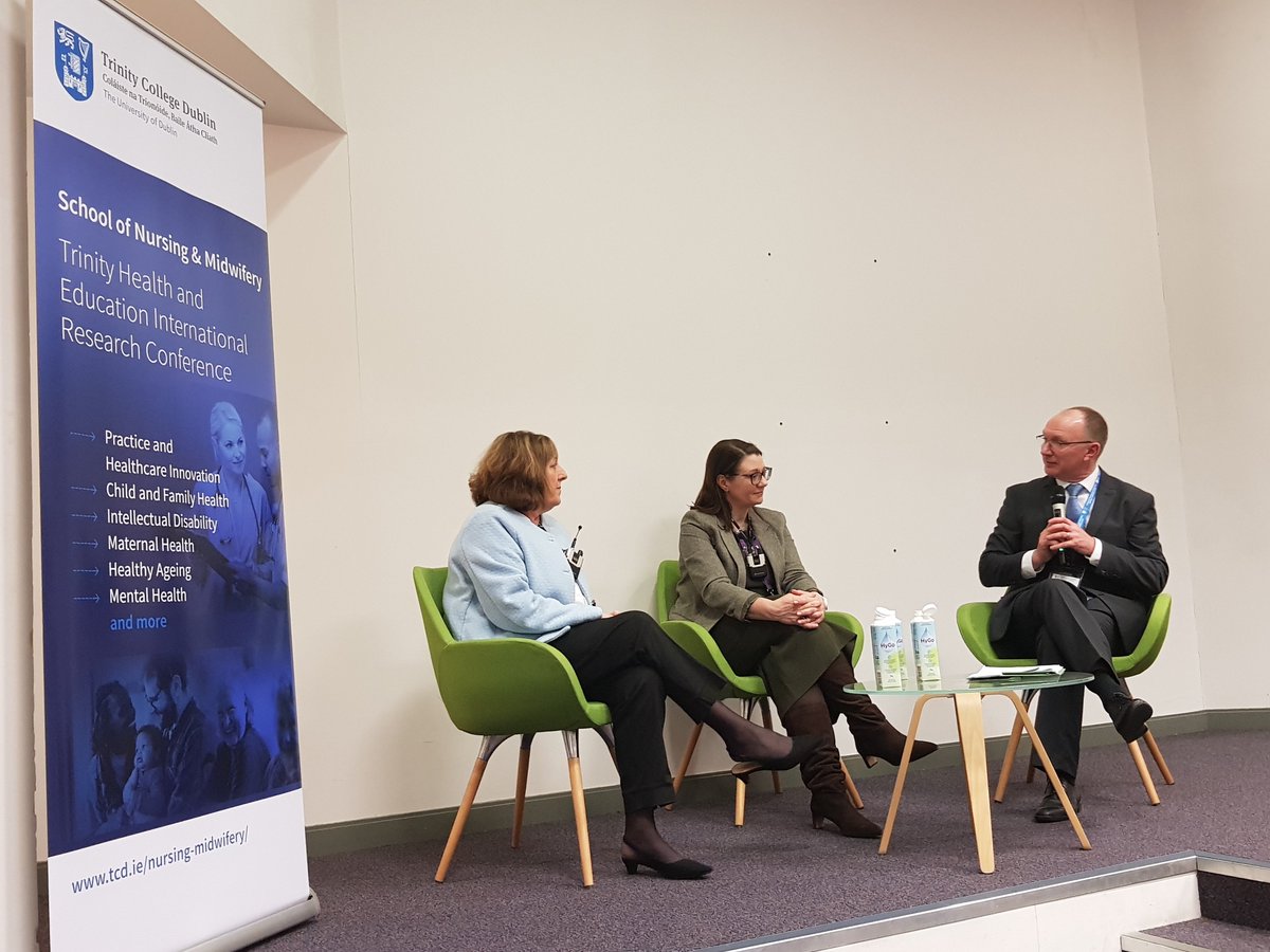 Dr. Geraldine Shaw (@gsgershaw) on Twitter photo CNO Ireland <a href="/lieabh/">rachel kenna</a> <a href="/chiefnurseIRE/">CNO's Office</a> & CNO NI in conversation with Damien Head of School Nursing & Midwifery Trinity at TCD Conf CNO Ireland <a href="/lieabh/">rachel kenna</a> <a href="/chiefnurseIRE/">CNO's Office</a> & CNO NI in conversation with Damien Head of School Nursing & Midwifery Trinity at TCD Conf