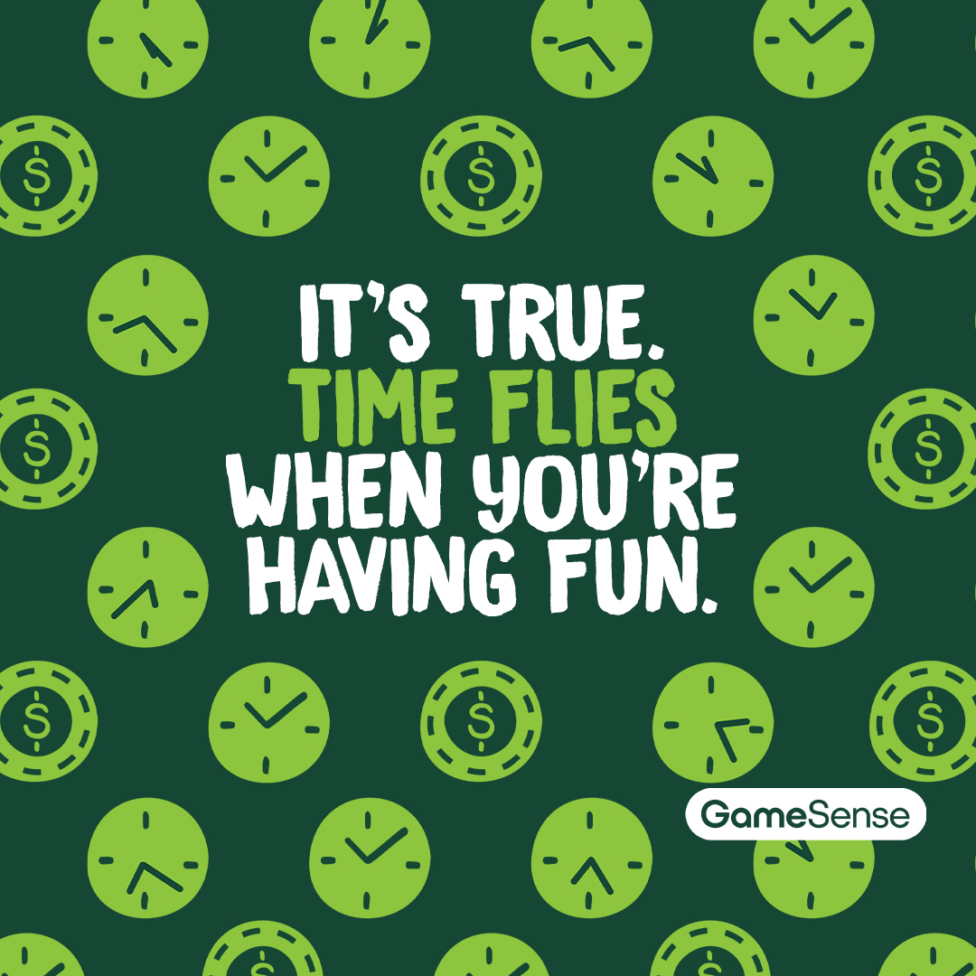 It's true time flies when you're having fun.

Must be 19+

#gamesense