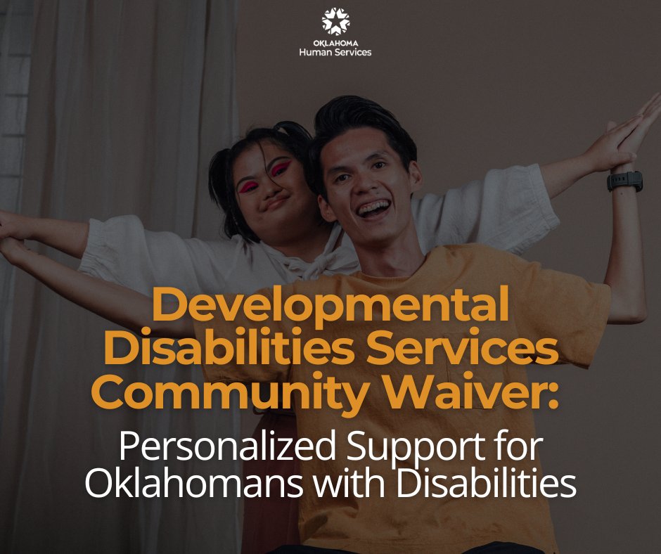 OKDHS's tweet image. Oklahoma’s Community Waiver provides personalized residential, employment & support services for people with intellectual disabilities.
Learn more: 👉 oklahoma.gov/okdhs/services…