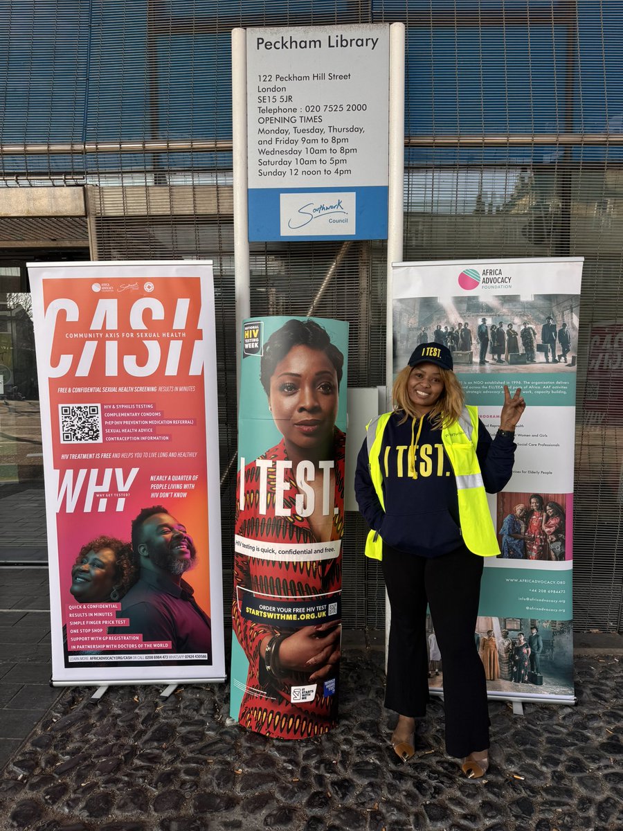 PrEP and Prejudice (@prepnprejudice) on Twitter photo Community Axis for Sexual Health (CASH) champions are at Peckham library today offering free HIV tests, complementary condoms, PrEP referrals, sexual health advice and contraception information. #sexualhealth #itest <a href="/lb_southwark/">Southwark Council</a> <a href="/KingsCollegeNHS/">King's College NHS</a> <a href="/THTorguk/">Terrence Higgins Trust</a> <a href="/africadvocacy/">Africa Advocacy Foundation</a> Community Axis for Sexual Health (CASH) champions are at Peckham library today offering free HIV tests, complementary condoms, PrEP referrals, sexual health advice and contraception information. #sexualhealth #itest <a href="/lb_southwark/">Southwark Council</a> <a href="/KingsCollegeNHS/">King's College NHS</a> <a href="/THTorguk/">Terrence Higgins Trust</a> <a href="/africadvocacy/">Africa Advocacy Foundation</a>