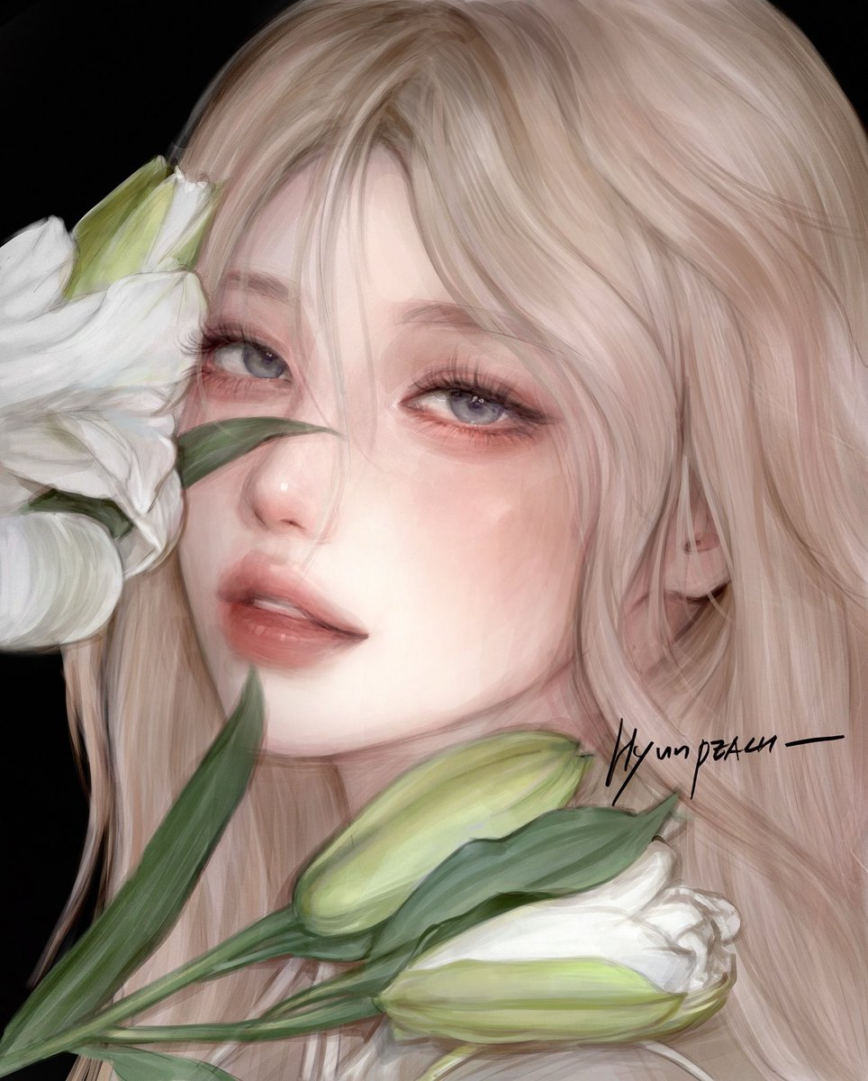 hyunpeach_hb's tweet image. 화이트 릴리 White Lily
