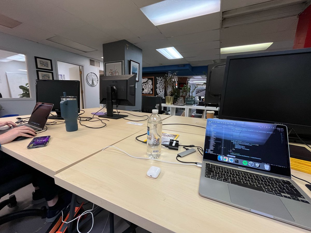 Got an office space in SF, definitely increases productivity! 

Working on some cool stuff for #GDC2025 😎