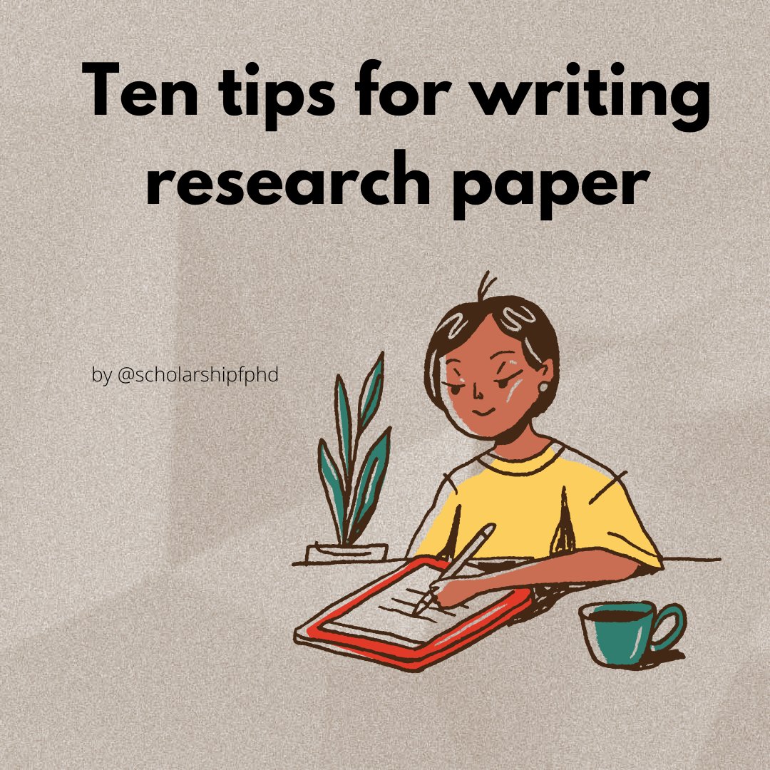 Ten tips for Writing Research Paper