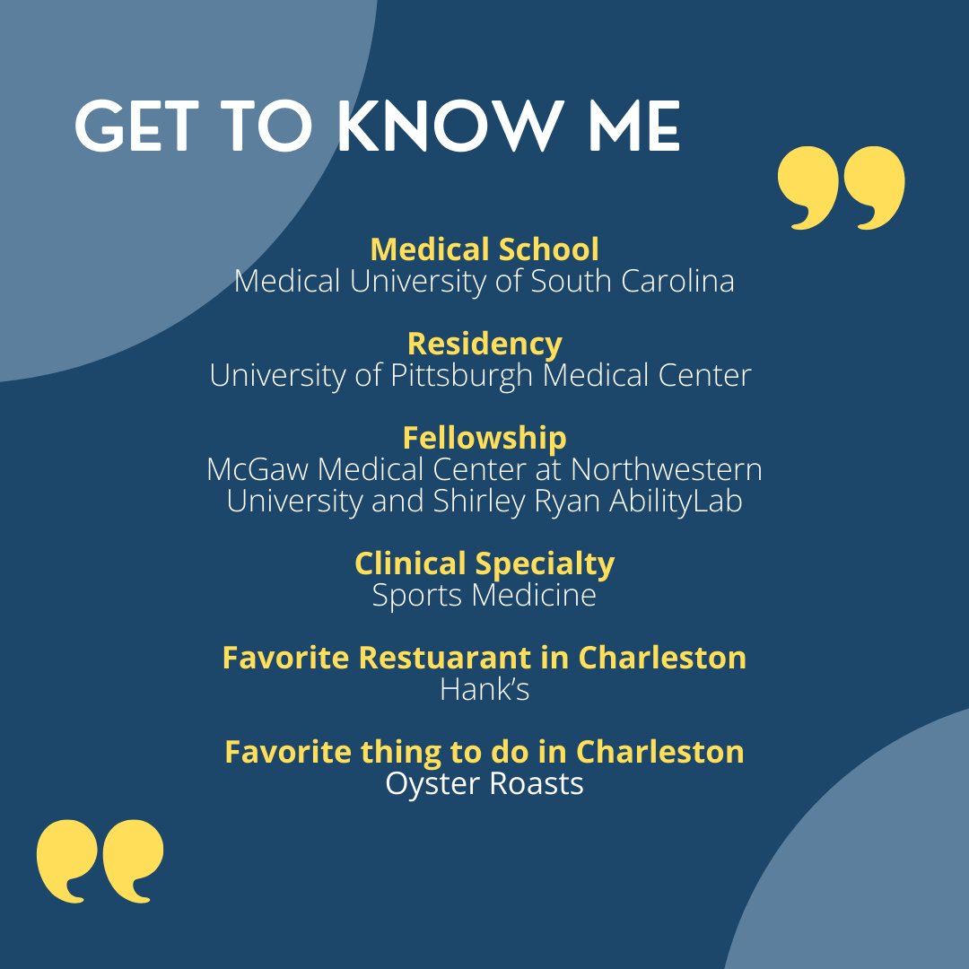 MUSC PM&R Residency tweet media