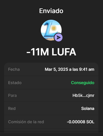 MILEIT0KEN's tweet photo. 🚀 $LUFA Airdrop is LIVE on Solana! 🚀
CLAIM 10,000 $LUFA! 💰
STEP 1:
💟 Like this post
📷 Follow us
🔁 Retweet
STEP 2:
Drop your $SOL wallet address below!
First 100 wallets get a guaranteed airdrop! 🎯
#Solana #Airdrop #Crypto #LUFA #NFT #DeFi #BTC #BITCOIN #SOL #apagon https://t.co/Q37NpQqs8O