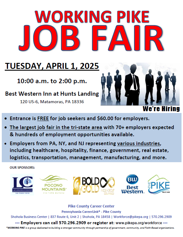 Pikeworkforce's tweet photo. ATTENTION JOB SEEKERS: THIS IS NO JOKE!! Working Pike Job Fair is less than 4 weeks away! 
Don't be a FOOL come prepared!!
Need interview attire or resume help?? Call us at 570-296-2909 to check out our FREE clothes closet and make an appointment to work on your resume! https://t.co/fYOnUMOsgJ