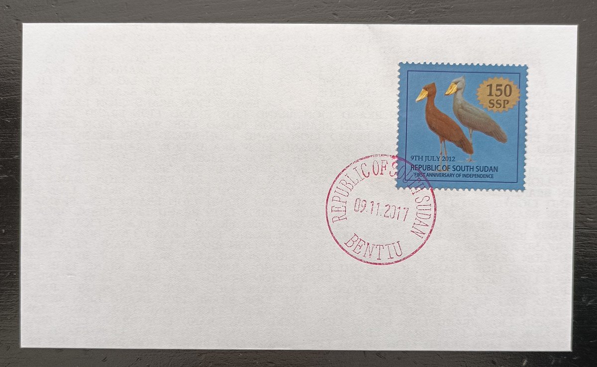 South Sudan 2017
#birds #stamps #FDC