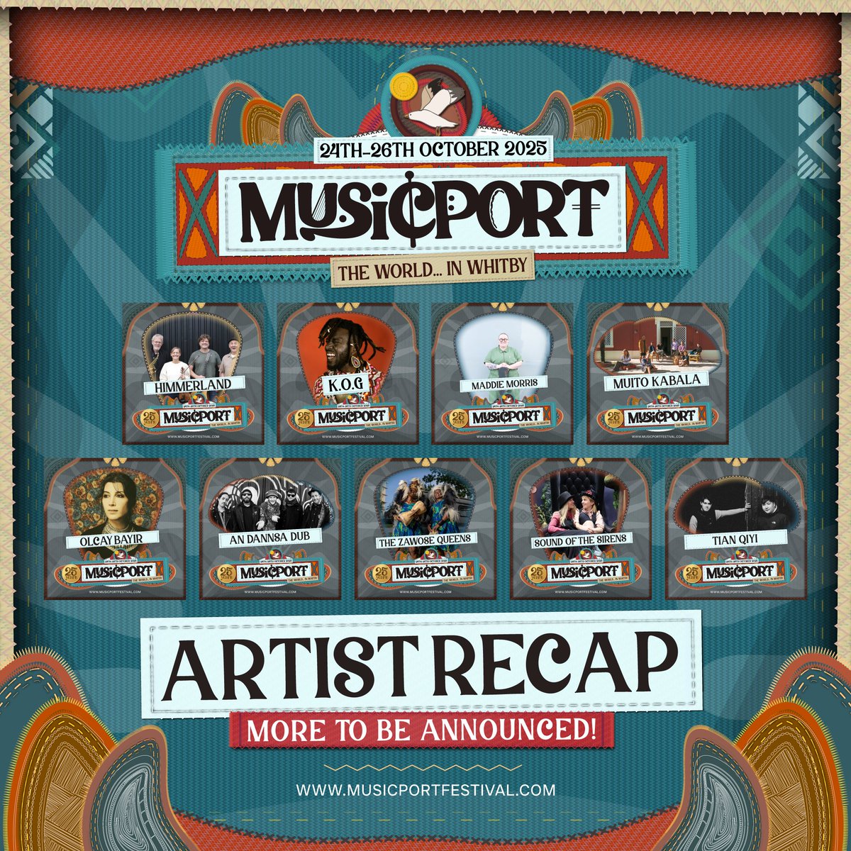 ARTIST RECAP! - Tickets are selling FAST!