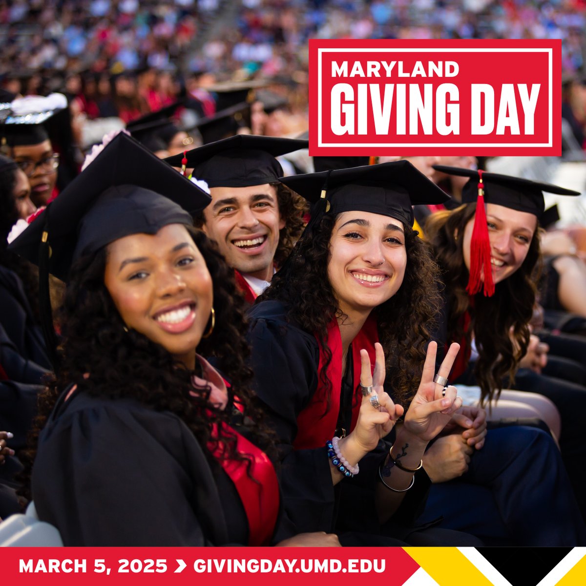Giving Day UMD (@givingdayumd) on Twitter photo Are you a <a href="/Maryland_Alumni/">UMD Alumni Association</a> who graduated between 2020-2024? Your gift today on #GivingDayUMD will be matched dollar for dollar by the Clarvit family - doubling the impact for your favorite campus program. givingday.umd.edu Are you a <a href="/Maryland_Alumni/">UMD Alumni Association</a> who graduated between 2020-2024? Your gift today on #GivingDayUMD will be matched dollar for dollar by the Clarvit family - doubling the impact for your favorite campus program. givingday.umd.edu