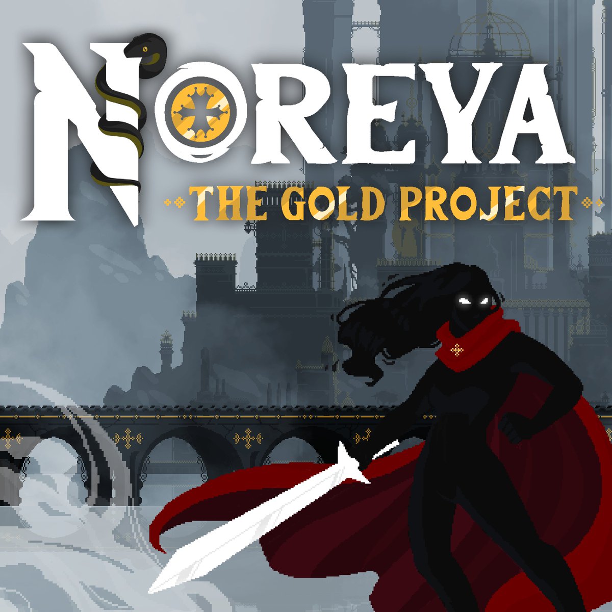 Sarys's tweet photo. J'ai une bonne nouvelle. 🔥

L'OST de Noreya : The Gold Project,
que j'ai co-composé avec le grand @mistermv 
sort le 25 Mars sur toutes les plateformes.

Si vous voulez pre-save : 
https://t.co/ErBRo1kas2 https://t.co/WVUBW59I0a