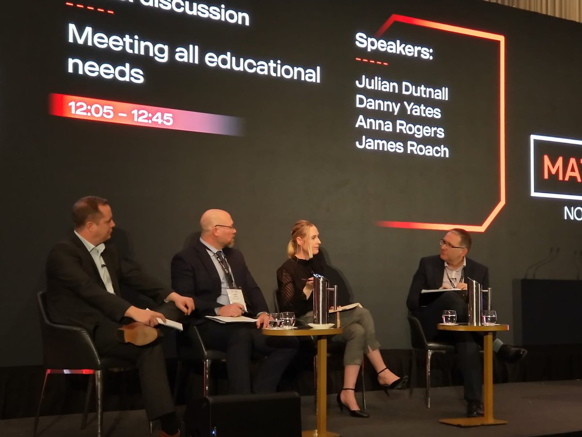 Feel so proud to sit in the stage at <a href="/MATPartNet/">MAT Partnership Network (MATPN)</a> with <a href="/CEOInclusiveMAT/">James Roach</a>, Danny and Julian to talk about inclusive education and share our excellent practice that is taking place by our wonderful staff