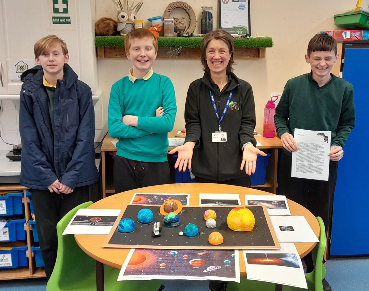Students in Owls class made a 3D map of our #solarsystem in #science, all students in class worked together, great #teamwork Owls! #space #oursolarsystem #astronomy #art