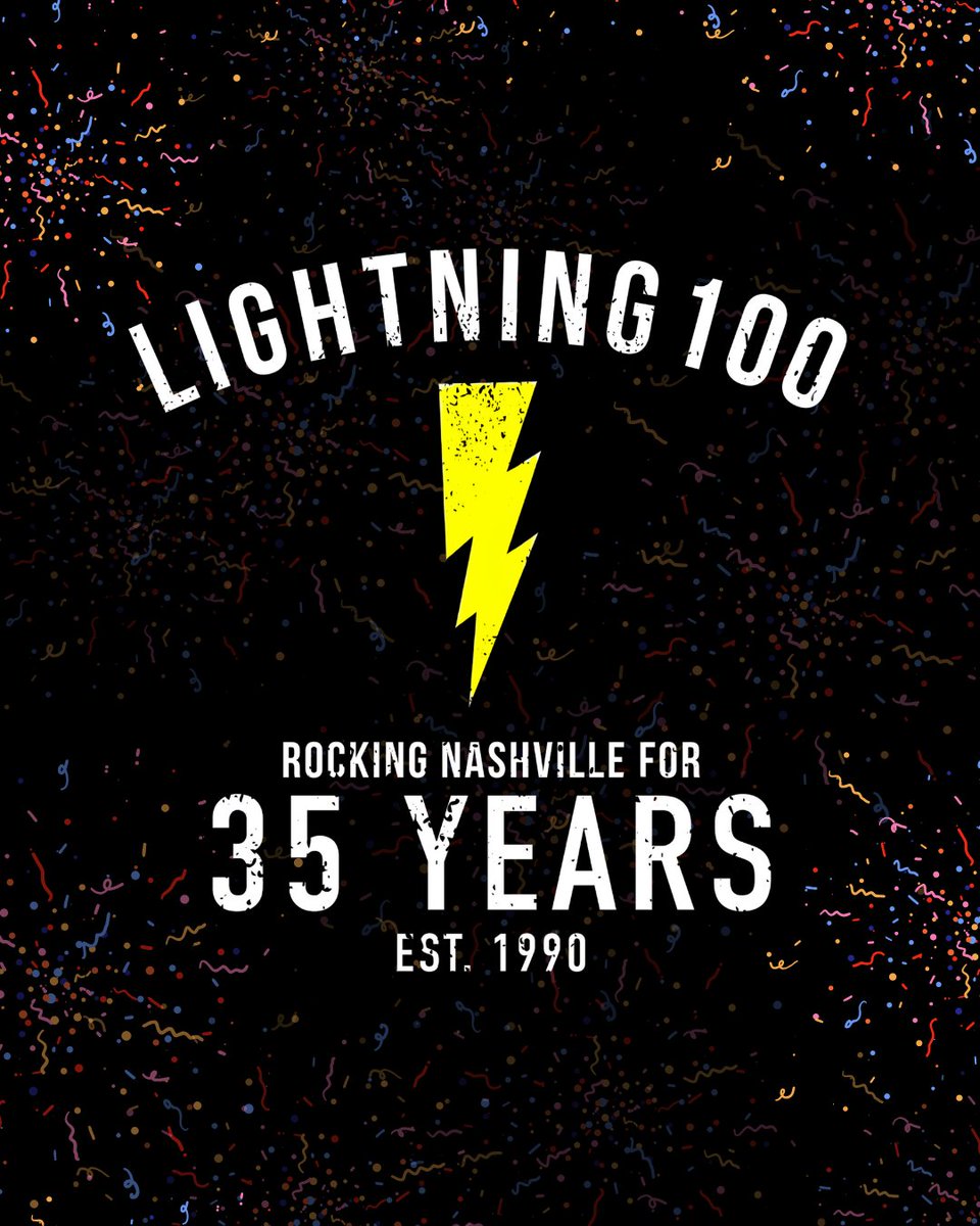 🥳Nashville, you’ve been rocking with us for 35 years, and we’re just getting started! From chart-toppers to local legends, we’re powered by locals—just like you! So turn it up, celebrate with us, and let’s keep the music going. Here’s to more music, memories, and local love!