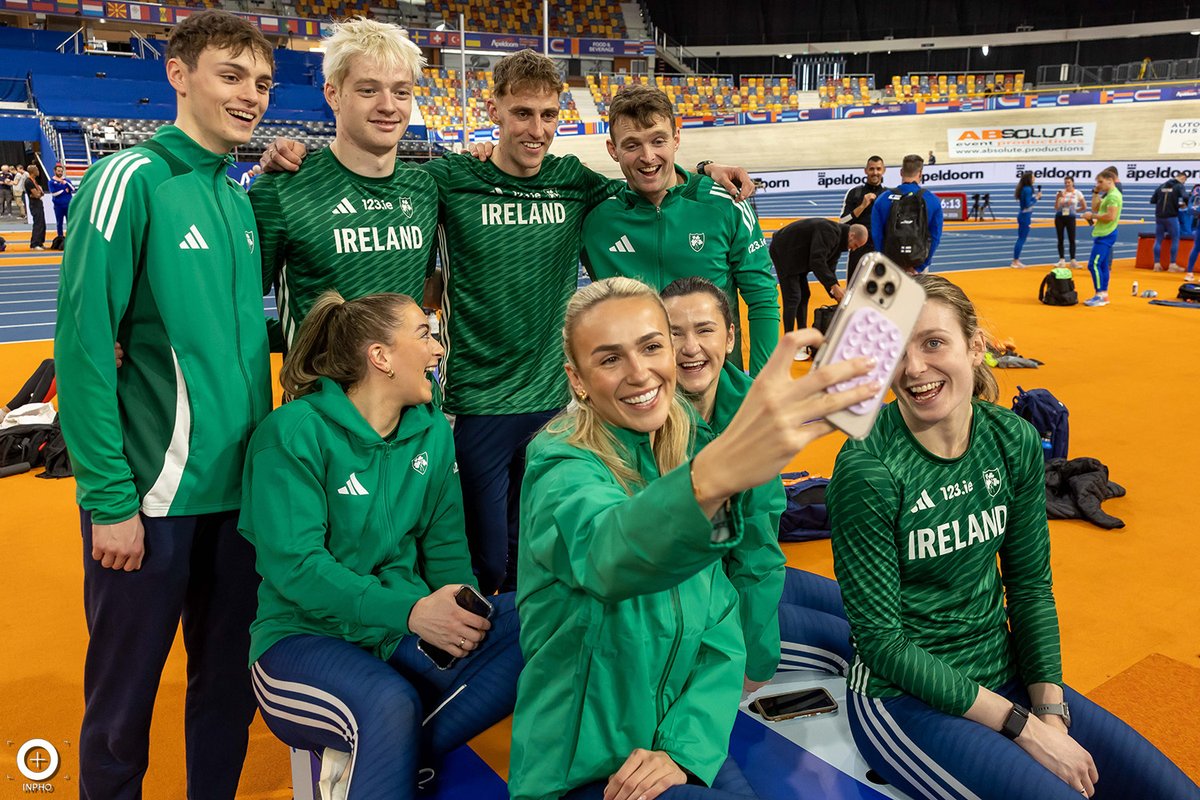 Inpho Photography (@inphosports) on Twitter photo "Say 🧀!!"
Irish athletes take a picture together in the Omnisport Arena in The Netherlands ahead of the <a href="/EuroAthletics/">European Athletics</a> Indoor Championships which get underway tomorrow! (📸 <a href="/MorganTreacy/">Morgan Treacy</a>) "Say 🧀!!"
Irish athletes take a picture together in the Omnisport Arena in The Netherlands ahead of the <a href="/EuroAthletics/">European Athletics</a> Indoor Championships which get underway tomorrow! (📸 <a href="/MorganTreacy/">Morgan Treacy</a>)