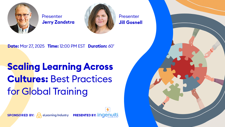 elearnindustry's tweet photo. New webinar by @ingenuitiglobal, just announced! 📢 🥳
Join to discover how to address the training challenges of a global workforce and deliver effective #globalprograms.
Live on March 27 at 12:00PM EST.
Secure your spot now: https://t.co/0YuJrN0lRl
#globaltraining https://t.co/Uj8cp9ihg7