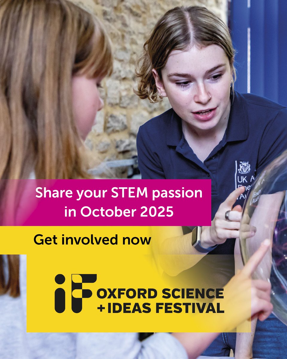 🚀 Want to foster innovation &amp; close the skills gap?
IF Oxford 2025 returns this October! 🎉
Get involved:
🔬 Run an activity or volunteer💡 Donate to support STEM outreach🏆 Sponsor &amp; showcase leadership
🔗 if-oxford.com/about/get-invo…