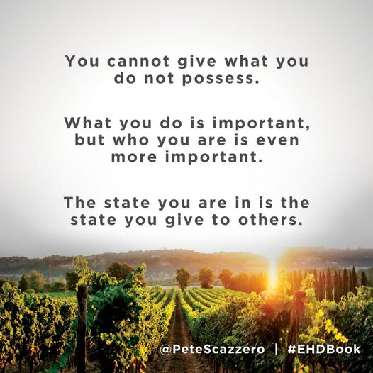 We’re facing challenges greater than any other in our lifetime. These require a radical decision from each of us to invest deeply in positioning ourselves so that Jesus can profoundly transform the core of our being. Why? So we can say as Paul, “Imitate me as I imitate Christ.”