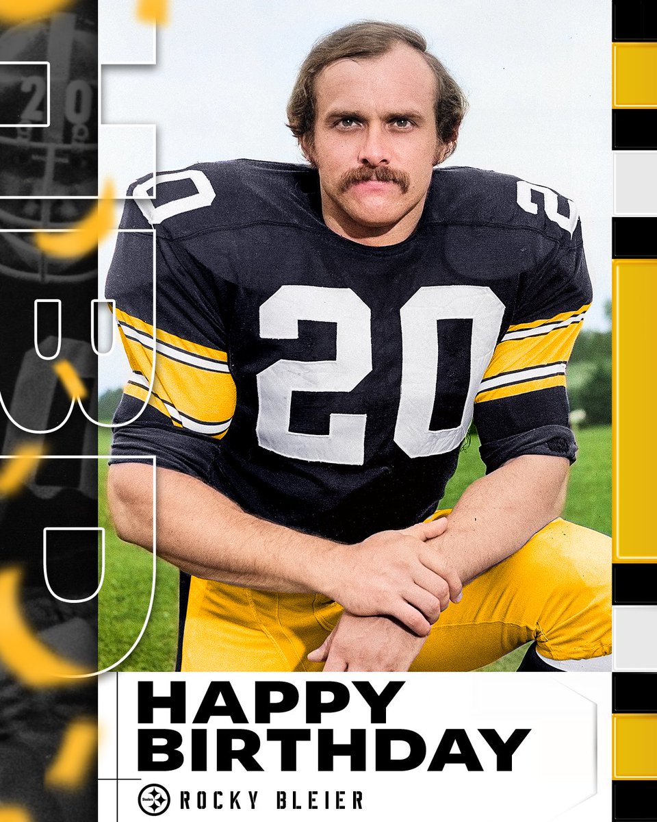 Wishing Rocky Bleier a Happy Birthday!