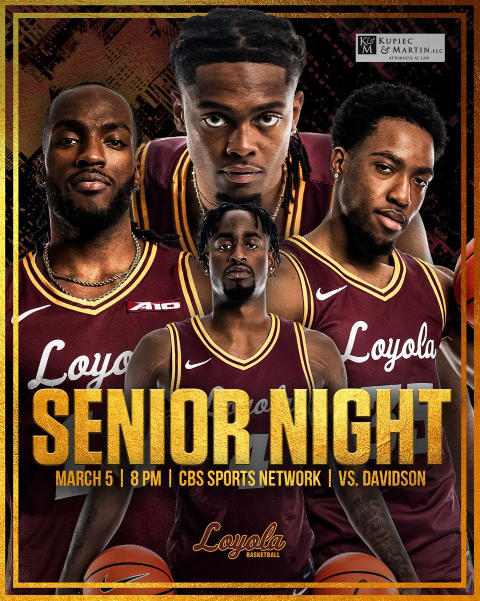 RamblersMBB's tweet image. Senior night 🎓🏀🐺