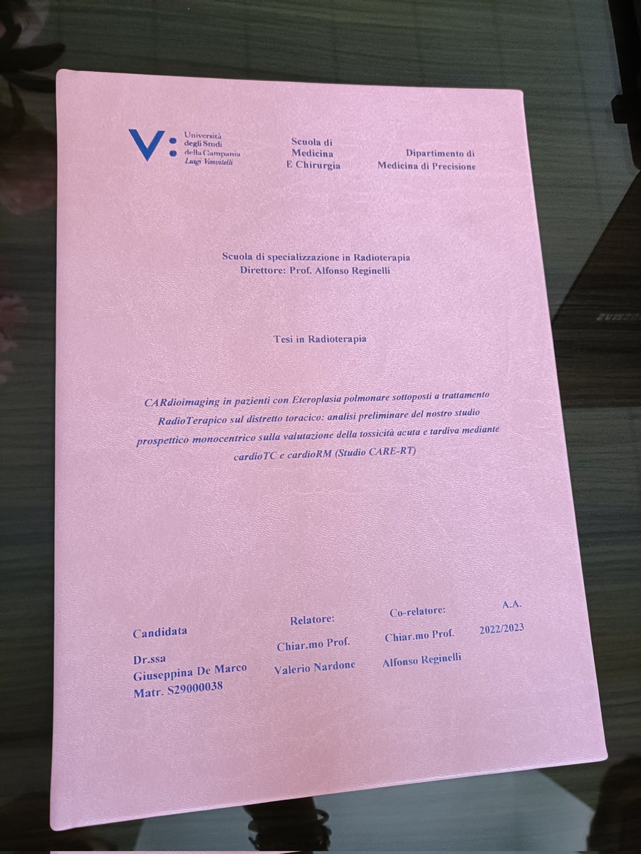Celebrating our first new-generation resident as she completes her specialization in Radiation Oncology! Proud of all our young residents—our legacy, our future! #pink #radonc <a href="/unicampania/">UniversitàVanvitelli</a> <a href="/airo_young/">youngAIRO</a>