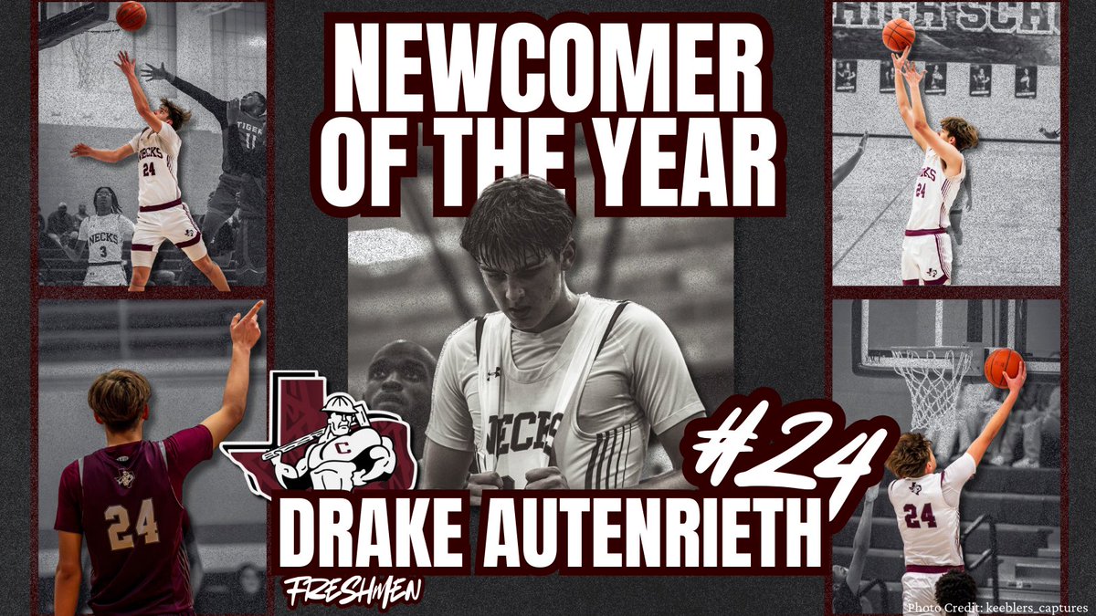 EARNED: Newcomer Of The Year District 29-4A
Freshmen Center #24 Drake Autenrieth
<a href="/AutenriethDrake/">Drake Autenrieth</a> <a href="/CHSAthl/">Columbia Athletics - Ride For The ‘C’</a>