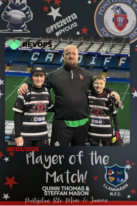pyc201213's tweet photo. A glorious weekend both on and off the pitch. Thank you to @LlanharanU11s for Friday night's fixture at CAP and our hosts @TonduRFC for Sunday's battle. Congratulations to our REVOPS POTM's and also @AdamCourt_3 for his own exploits over the weekend ๐ฆก๐ฆพ๐#YNBTB #PYCU12 #topprop https://t.co/ZsfqF1qucd
