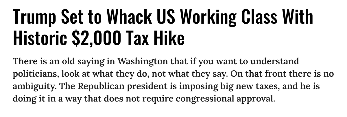 PaybackCampaign's tweet image. Trump's trade war will cost families $3,000 a year—a steep price to cover the budget hole left by tax breaks for the ultra-rich. Instead of focusing on lowering costs for working families, he's shifting the burden onto them to pay for tax breaks for billionaires.
