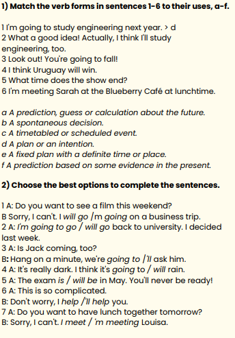 astrojoc's tweet image. Por último, te dejo este ejercicio para que practiques los primeros 4 usos del futuro

Comenta "video" si te gustaría una clase gratuita (YouTube) sobre este tema 😉