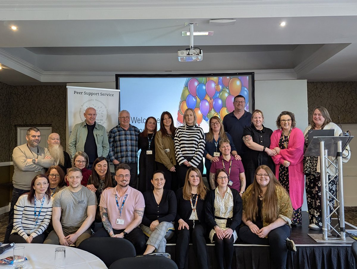 At NHS <a href="/TEWV/">Tees, Esk & Wear Valleys NHS Foundation Trust</a> Peer Celebration Event where magic things are happening with #PeerLeadership and #PeerSupport. "I never thought until today I could make a career out of peer support"