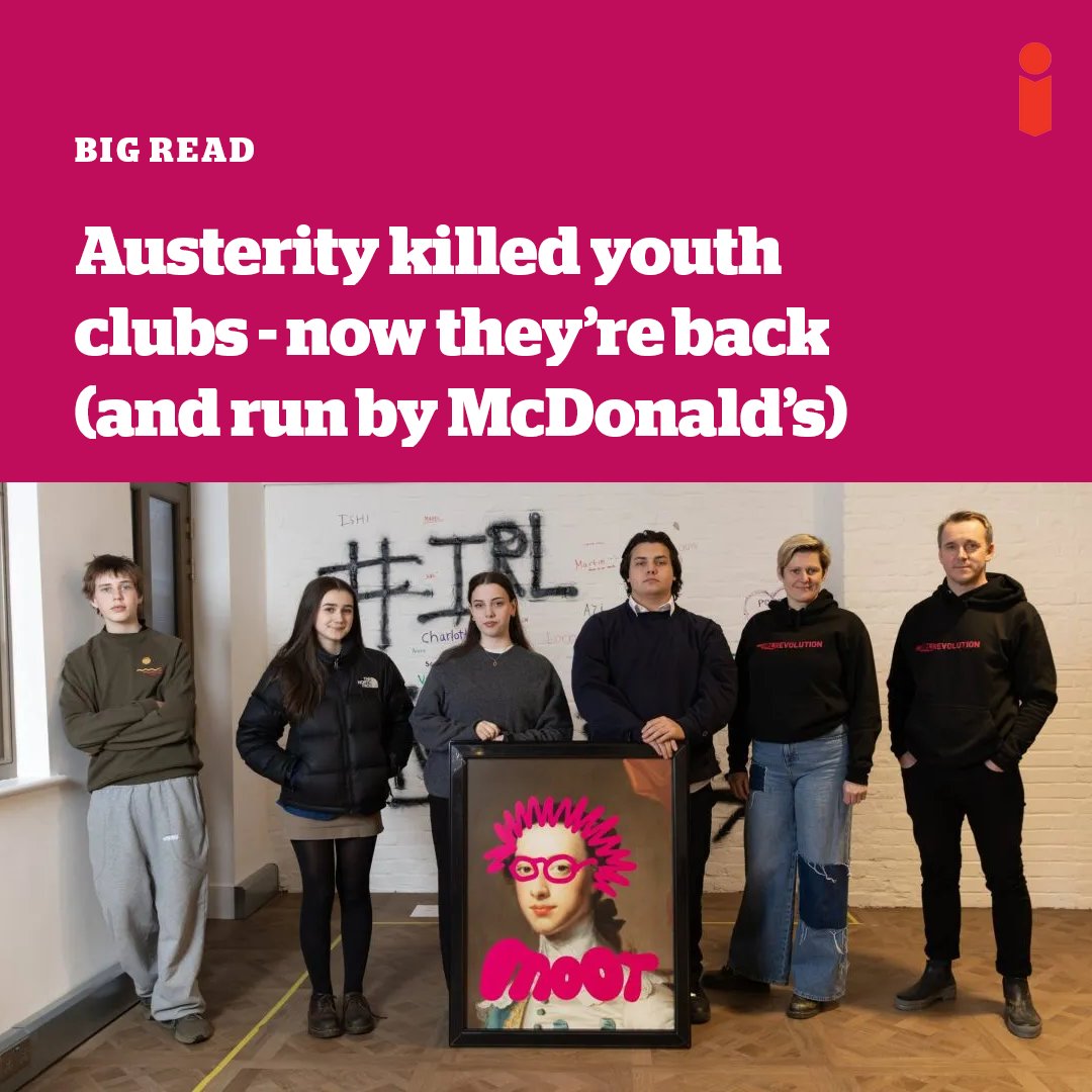 Youth clubs have a direct effect on children's grades and life chances - but two-thirds have closed since 2010. New spaces are opening up, offering desperately needed social connections

🖋️ @Ellieapeake 

🔗 trib.al/T3nJ6aq