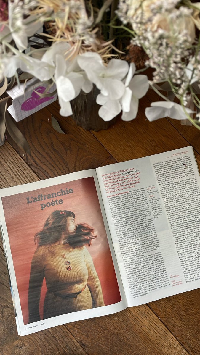 Très beau portait de Claire Ottaway  {membre du collectif #Astéréotypie et de la rédaction du <a href="/JournalPapotin/">Le Papotin</a>} dans les colonnes de <a href="/Telerama/">Télérama</a> ❤️