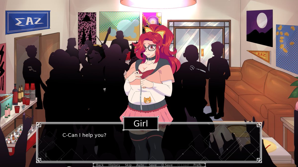 StudioRepurpose's tweet image. Haven University: A New Friend Starts Here! You are a new student attending HU! Luckily, the school&apos;s biggest fraternity is hosting an open-invite party, so the whole school is invited! What better place to meet new people and possibly make some friends?
samrosemod.itch.io/haven-universi…