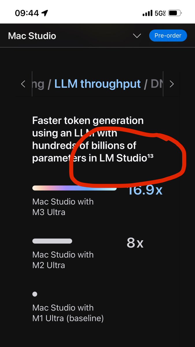 yagilb's tweet image. Holy sh*t @lmstudio mentioned in Apple’s 512GB Mac Studio product page! 🥹🤯