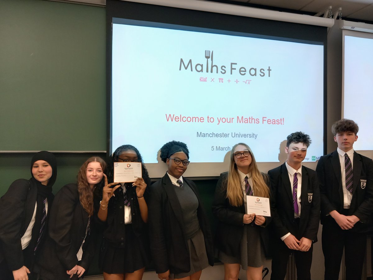 Parrenthorn School (@parrenthorn) on Twitter photo Eight Year 10 students took part in the Manchester Maths Feast at <a href="/OfficialUoM/">The University of Manchester</a>. Competing in teams of four against several other schools, they tackled a range of mathematical problem-solving tasks that required strong communication and teamwork! Eight Year 10 students took part in the Manchester Maths Feast at <a href="/OfficialUoM/">The University of Manchester</a>. Competing in teams of four against several other schools, they tackled a range of mathematical problem-solving tasks that required strong communication and teamwork!