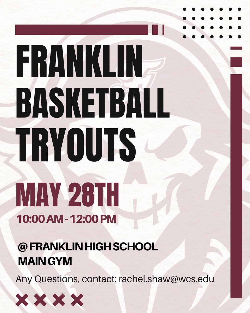 Girls Basketball Summer Tryouts:
May 28th
10 AM - 12 PM 
😎🏀⚓️